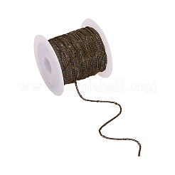 Soldered Brass Coated Iron Curb Chains&nbsp;CH-CJ0001-01A-AB