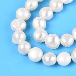 Natural Cultured Freshwater Pearl Beads Strands&nbsp;PEAR-N014-06D-01