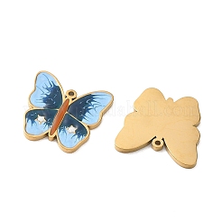 304 Stainless Steel Enamel Pendants&nbsp;SA-CBA49D2-07G-01