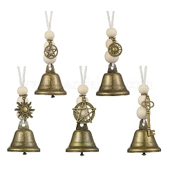 Iron Bell Hanging Ornaments&nbsp;HJEW-JM02523