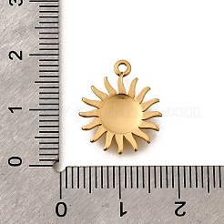 304 Stainless Steel Pendants&nbsp;STAS-C122-02G