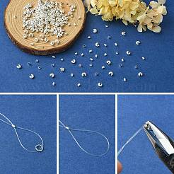 300Pcs 3 Style Iron & Brass Crimp Beads Covers&nbsp;KK-YW0002-16
