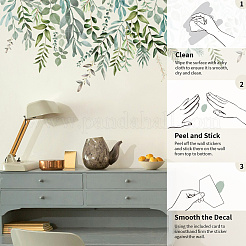 Translucent PVC Self Adhesive Wall Stickers&nbsp;STIC-WH0015-338