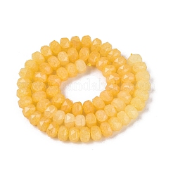 Imitation Jade Crackle Glass Beads Strands&nbsp;GLAA-N068-01A-A05