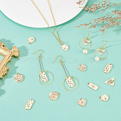24Pcs 6 Styles Alloy Pendants&nbsp;FIND-SC0003-82