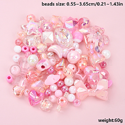 60G 3 Colors Acrylic Beads&nbsp;MACR-YW0003-35