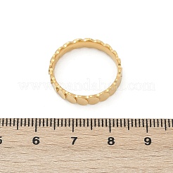 Flat Round 304 Stainless Steel Finger Rings&nbsp;RJEW-V001-01G