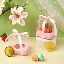 Square PET & Paper Bakery Box&nbsp;CON-FZC0002-004C