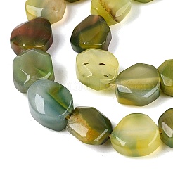 Dyed & Heated Natural Agate Beads Strands&nbsp;G-N359-15A-04