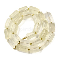 Natural Lemon Quartz(Heated) Beads Strands&nbsp;G-L552R-01