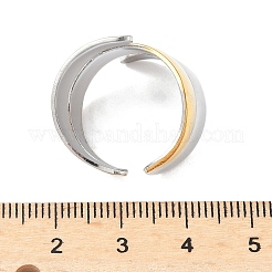 304 Stainless Steel Adjustable Cuff Rings&nbsp;RJEW-S626-01GP-A