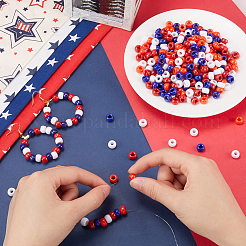 800Pcs 4 Colors Opaque Plastic Beads&nbsp;KY-SP0001-05