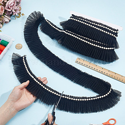 5Yards Polyester Lace Ribbon&nbsp;SRIB-GF0001-74C