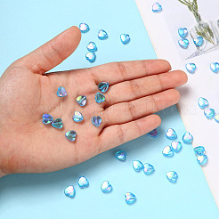 100Pcs Eco-Friendly Transparent Acrylic Beads&nbsp;TACR-YW0001-07F