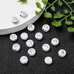 Plating Acrylic Beads&nbsp;PACR-YW0001-08P