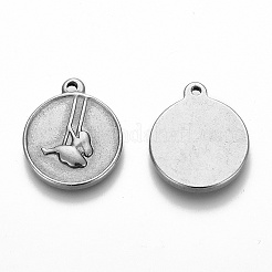 Non-Tarnish 304 Stainless Steel Pendants&nbsp;STAS-A042-01P
