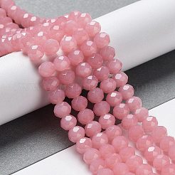 Baking Paint Imitation Jade Glass Bead Strands&nbsp;DGLA-A034-J6MM-A3