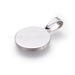 Tarnish Resistant 304 Stainless Steel Stamping Blank Tag Pendants&nbsp;STAS-L220-03A