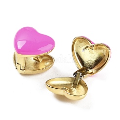 Golden 304 Stainless Steel Enamel Hoop Earrings&nbsp;EJEW-P245-07G