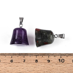 Natural Mixed Stone Pendants&nbsp;G-N349-15P