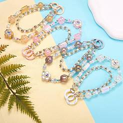 1Pc Acrylic Beaded Mobile Straps&nbsp;AJEW-SZ0002-82C