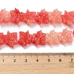 Synthetic Coral Dyed Carved Beads&nbsp;BSHE-H114-02F