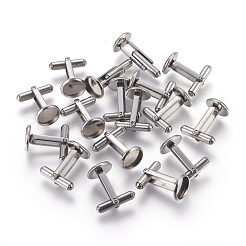 Tarnish Resistant 304 Stainless Steel Cuff Settings&nbsp;STAS-P227-28P