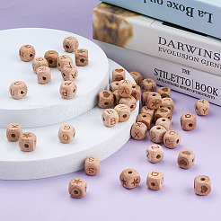 Unfinished Natural Wood Beads&nbsp;WOOD-TA0001-68