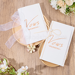 2Pcs Paper Wedding Vows Cards&nbsp;AJEW-CP0011-25B