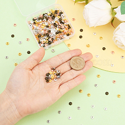350Pcs 5 Colors Alloy Bead Caps Enamel Settings&nbsp;FIND-PA0001-08