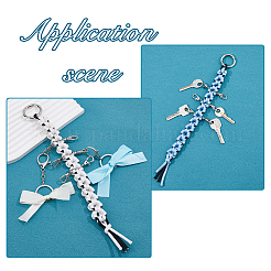 2Pcs Polyester & Spandex Cord Pendant Decorations&nbsp;HJEW-FH00034