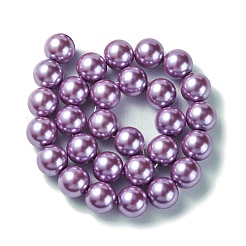Eco-Friendly Glass Pearl Beads Strands&nbsp;HY-A008-14mm-RB056