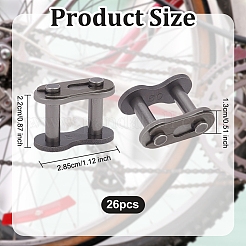 Manganese Steel Roller Chain Connecting Links&nbsp;FIND-WH0033-76