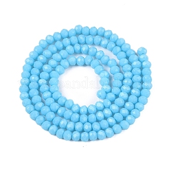 Opaque Solid Color Imitation Jade Glass Beads Strands&nbsp;EGLA-A044-P2mm-D08