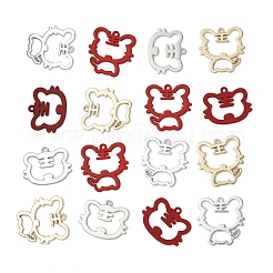 30Pcs 5 Style Spray Painted Alloy Pendants&nbsp;ENAM-FS0002-93