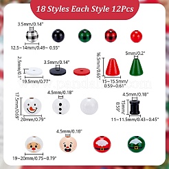 Christmas Theme Wood Beads&nbsp;WOOD-AR0001-42