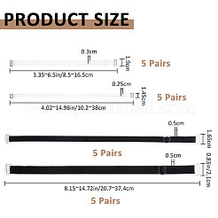 20 Pairs 4 Styles Silicone & TPU Adjustable Bra Straps&nbsp;FIND-FH0016-75