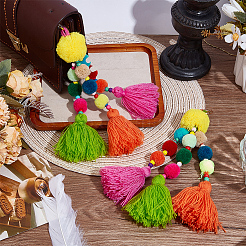 The Colors of the Small Pom Balls are Random Color&nbsp;KEYC-WH20004-02C