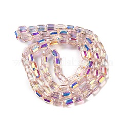 Electroplate Glass Beads Strands&nbsp;EGLA-D031-01-08