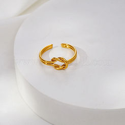 304 Stainless Steel Cuff Open Rings for Women&nbsp;RN0732-1