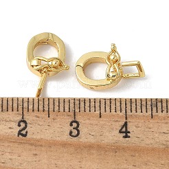 Brass Micro Pave Cubic Zirconia Pendants Bails&nbsp;KK-D324-08G