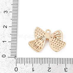 Brass Micro Pave Cubic Zirconia Pendants&nbsp;KK-U051-04G-02