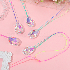 Glass Sun Catcher Pendant&nbsp;HJEW-WH20004-13