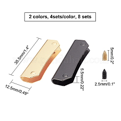 Zinc Alloy Bag Corner Protectors&nbsp;PALLOY-CA0001-47-RS