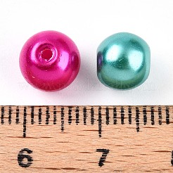 Baking Paint Pearlized Glass Pearl Beads&nbsp;HY-Q003-8mm-M01