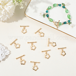 10Pcs Brass Toggle Clasps&nbsp;KK-BBC0021-04