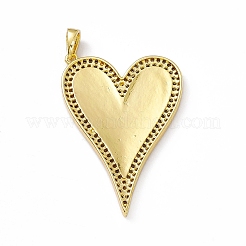 Brass Micro Pave Cubic Zirconia Pendants&nbsp;KK-P224-02G-03