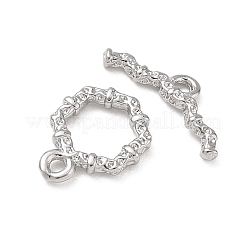 Brass Toggle Clasp&nbsp;KK-D289-53C-P