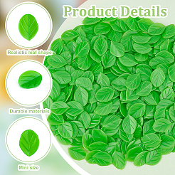 300Pcs Plastic Simulated Mint Leaves&nbsp;KY-OC0001-34