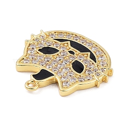 Rack Plating Brass Cubic Zirconia Pendants&nbsp;KK-D031-08G-03